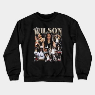 A'Ja Wilson Vintage Bootleg Crewneck Sweatshirt